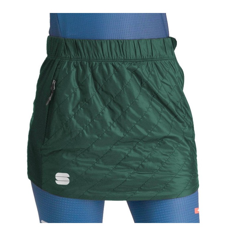 Vinter skiskjørt Sportful Rythmo Skirt 2023 busk grønn Vinter skiskjørt Sportful Rythmo Skirt 2023 busk grønn